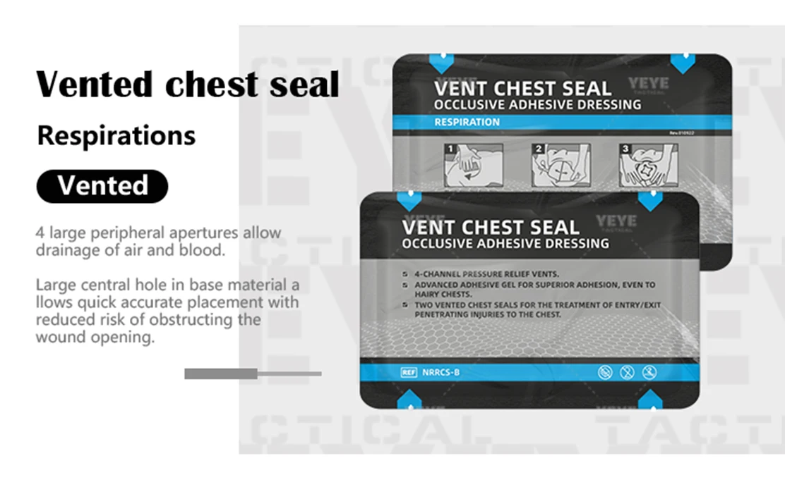 Vented Medical Underwater Seal Chest Drainage System Film Dressing 4 ...