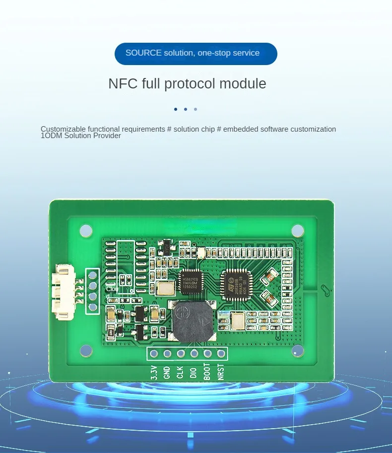 Nfc Full Protocol Module Serial Communication Rfid Card Reading And ...