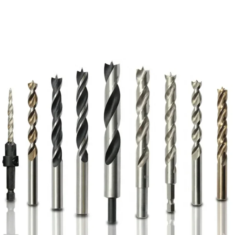 Hss Threepoint Woodworking Drill Bit For Enlarging Holes Brad Point