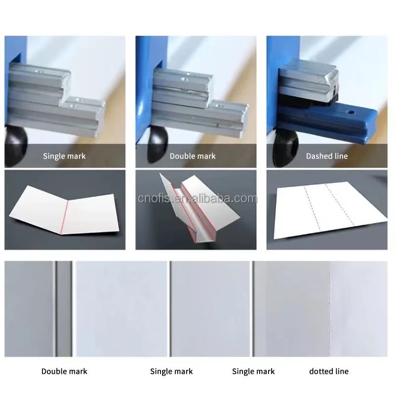 multifunction paper creasing machine manual groove and perforation machine