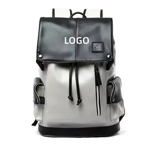 2026 B14 Men's Business Backpack External Frame Anti-Theft School Supplies with Leather Finish Cheap Promotional for Schools
