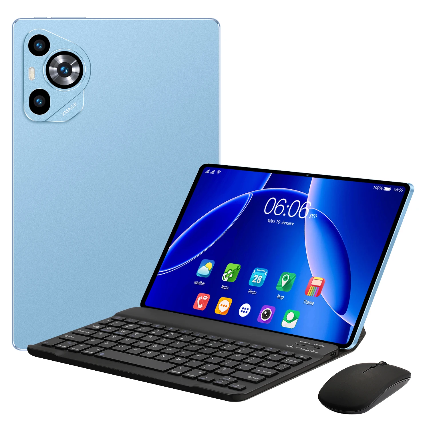 Gisentec M70 Plus 10.1 Inch Tablet PC with Dual SIM, 16GB+256GB