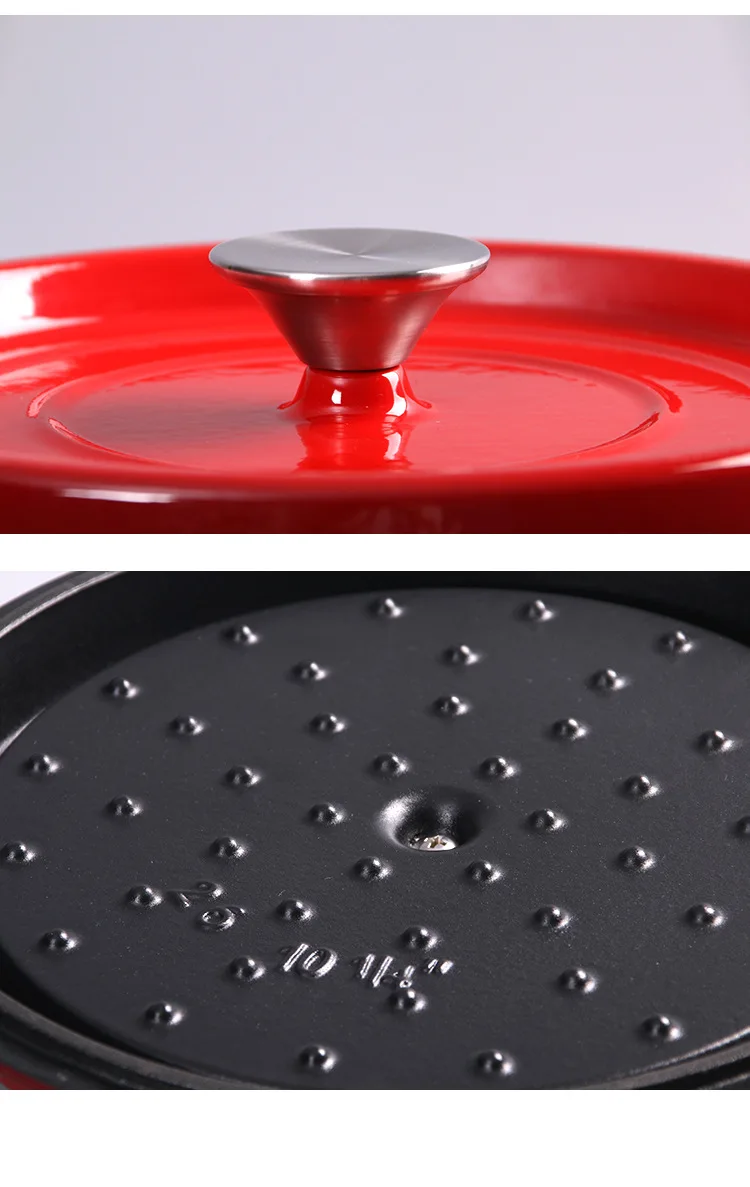 930cm Preseasoned Cast Iron Skillet Frying Pan Cast Iron Cookware Set