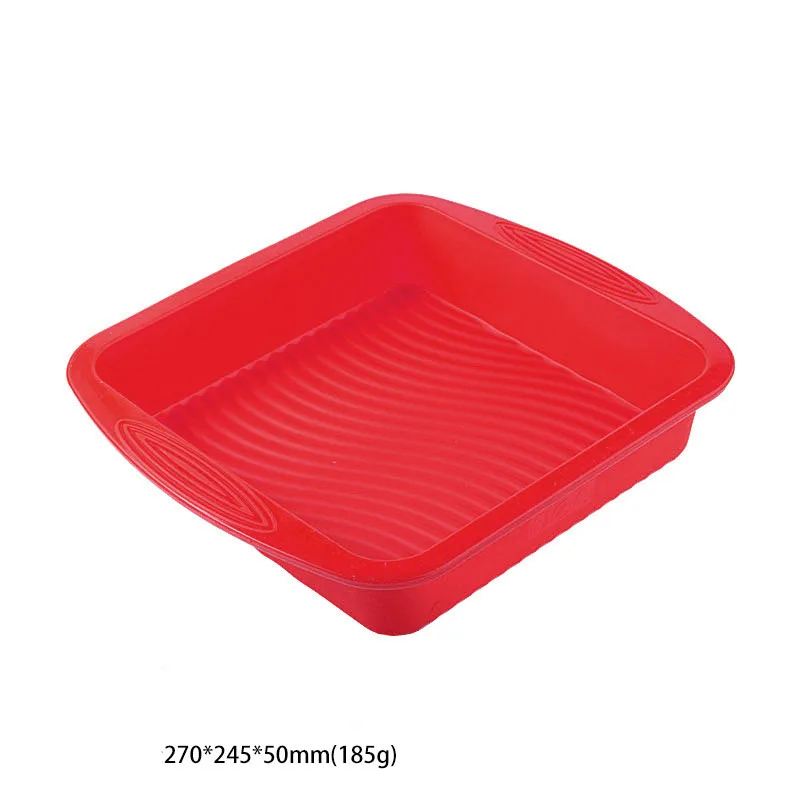 D5005 Round Square Strip Wave Mousse Cake Plate Toast Bread Jelly ...