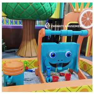 Indoor Playground Equipment Educational Sand Play Zone with Zhongyi Amusement Large Scale Patent Sand Pool Toys for Children