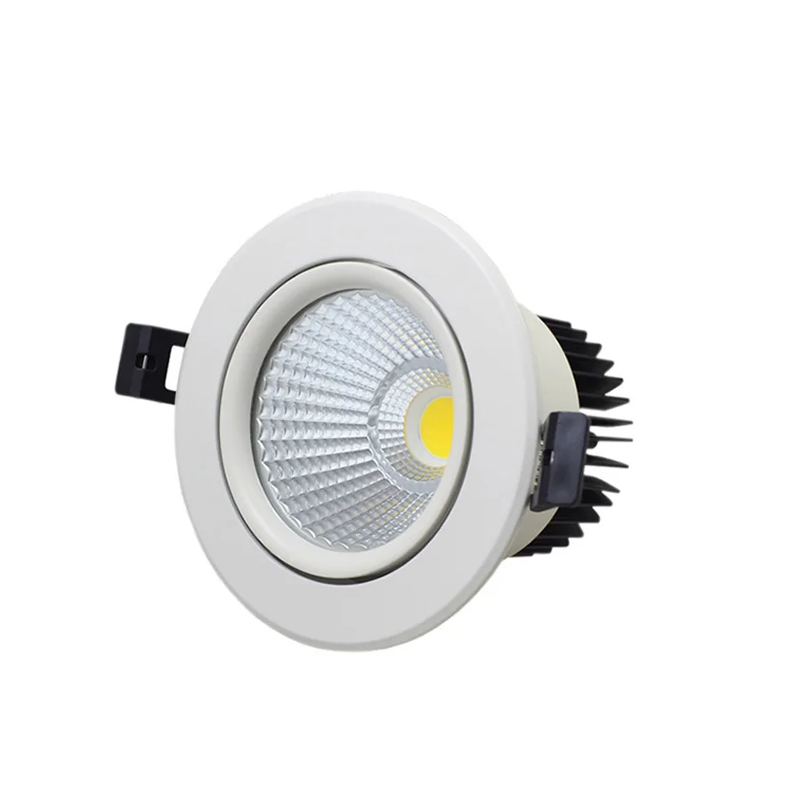 Aluminum Body Glass Cover Wiring COB Downlight for Hotel Indoor Ceciling Lighting LED Down lights