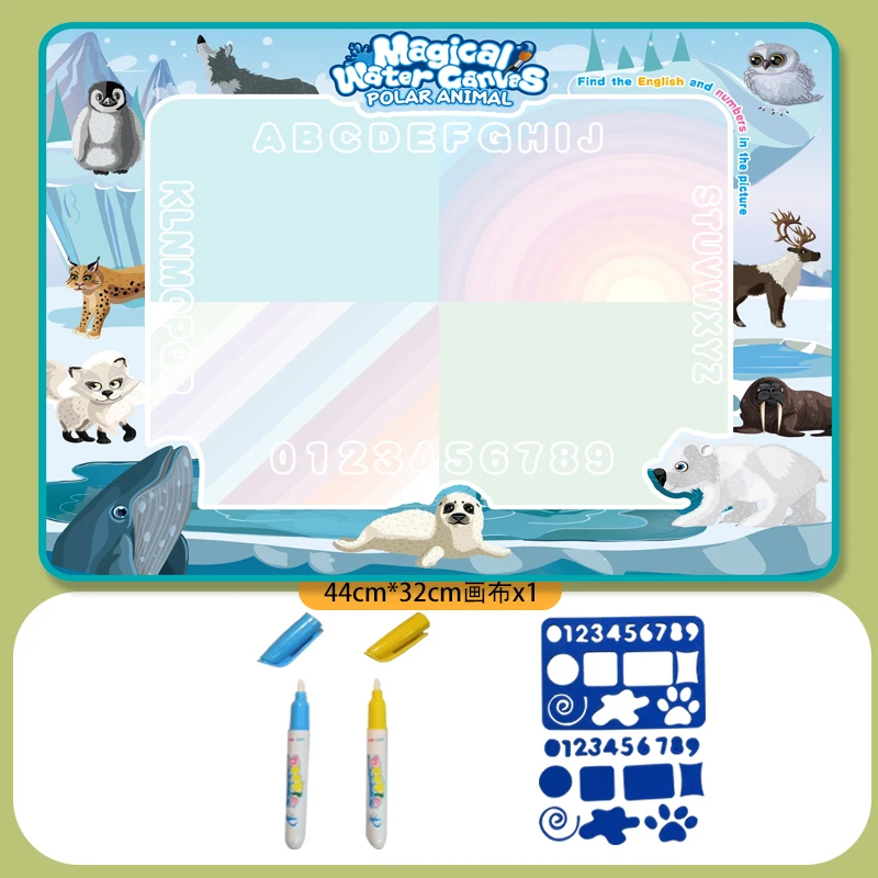 Dm 5 Educational Learning Resources Oversized Drawing Doodle Mat Color Writing Magic Graffiti Blanket Canvas Toys Doodle Mat
