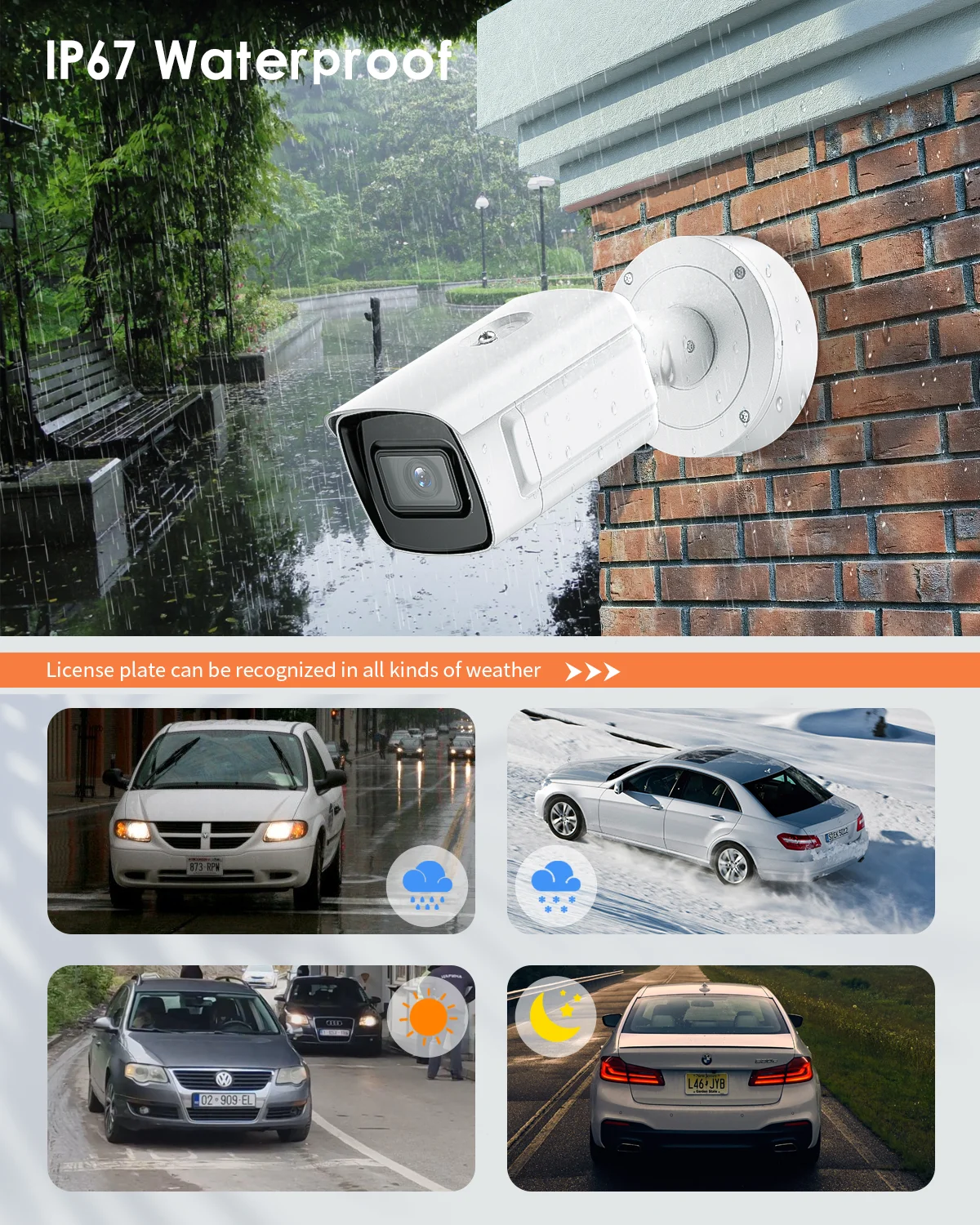 Telecamera 4k Esterno Telecamera Di Sicurezza Esterna Panoeagle 5MP/8MP ColorVu - Compatibile Hikvision, Visione Notturna A Colori, Doppia Luce IR E Calda Telecamera IR Doppia Luce - Foto 6