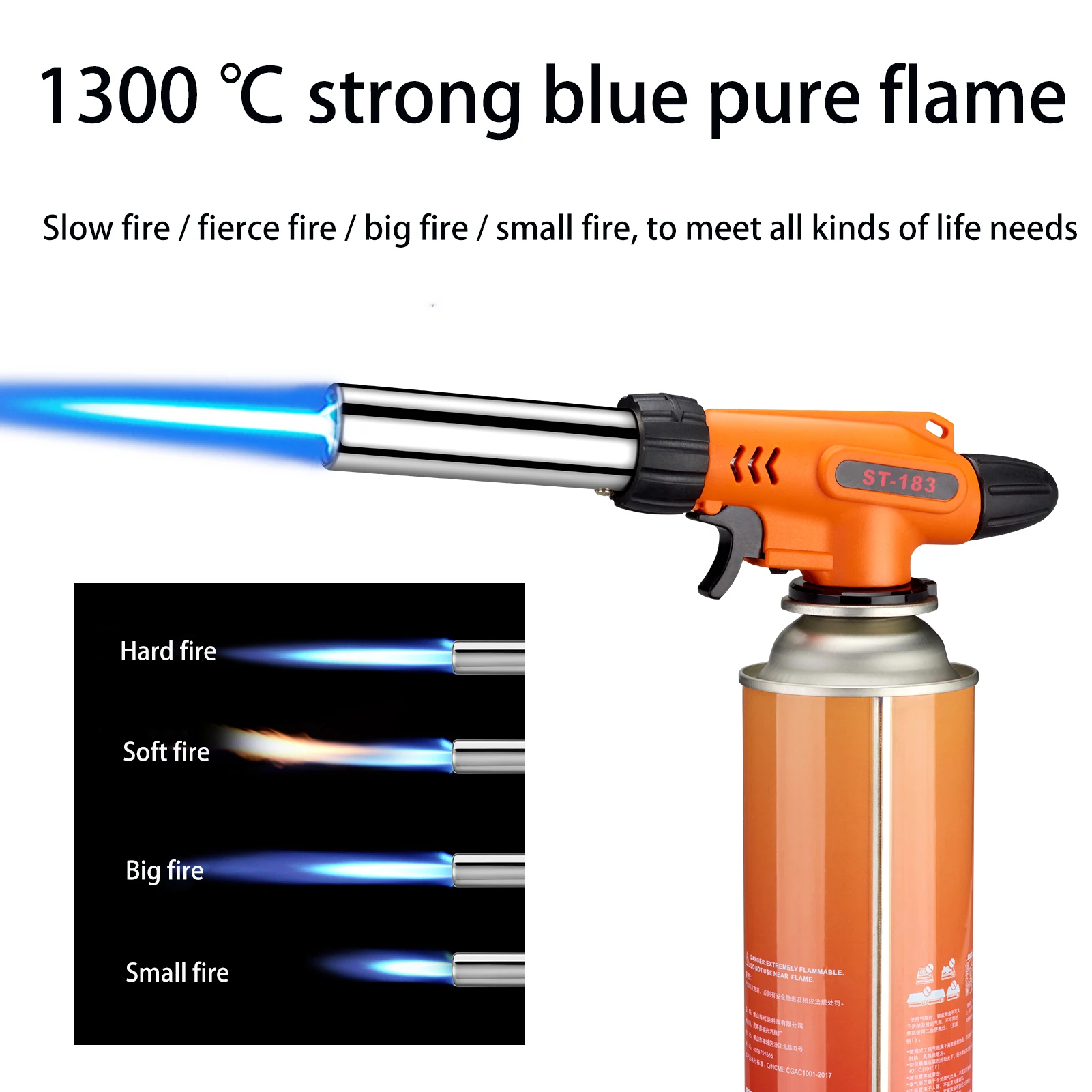 Portable Flame Gun Spray Burner Welding Torch Gas Burner Pure