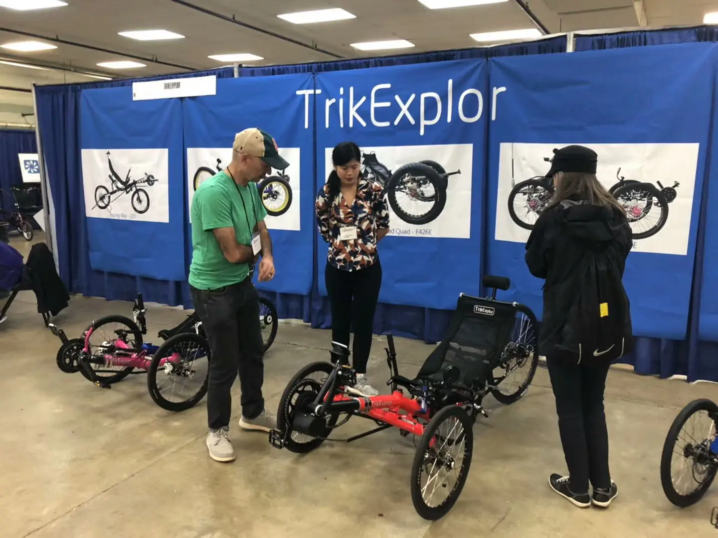 Trikexplor Mountain 4wd Offroad Bafang 500w Electric Fat Tire