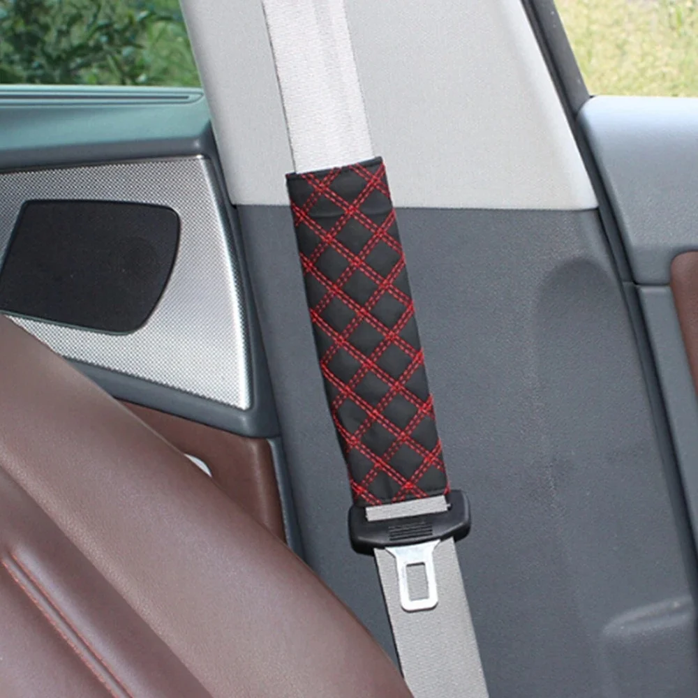 Чехол для автомобильного цветного ремня безопасности для детей и взрослых, чехол для автомобильного ремня безопасности, подушка для ремня безопасности