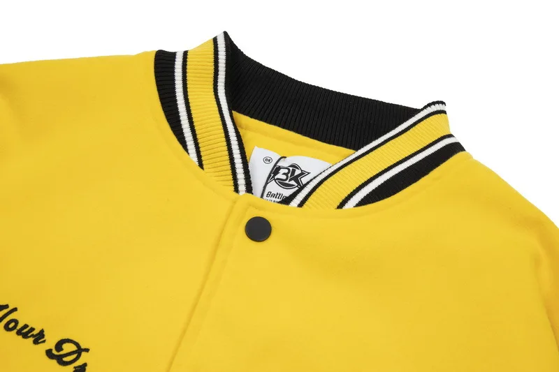 High Quality Men Chenille Embroidery Leather Sleeves Custom Baseball Letterman Varsity Jacket_voghion.com