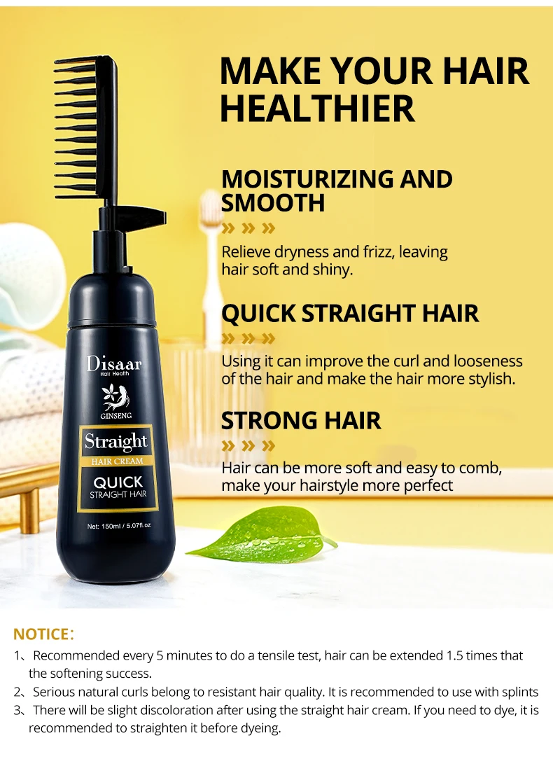 Disaar keratin treatment best straight hair straightening cream for men and women