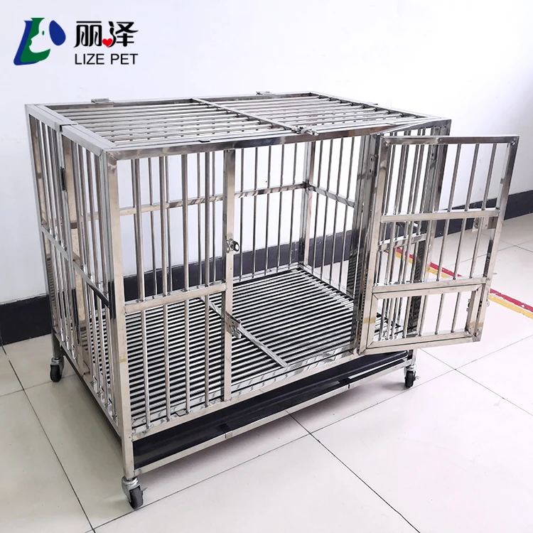 Stainless Steel Folding Dog Cages Quality Customizable