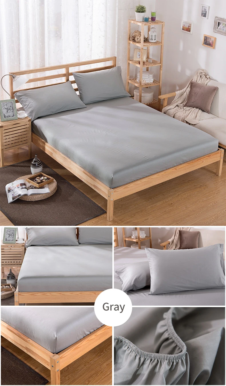 Factory Price Bed Cover Bedding Bedsheet Plain Dyed Bed Sheet Buy