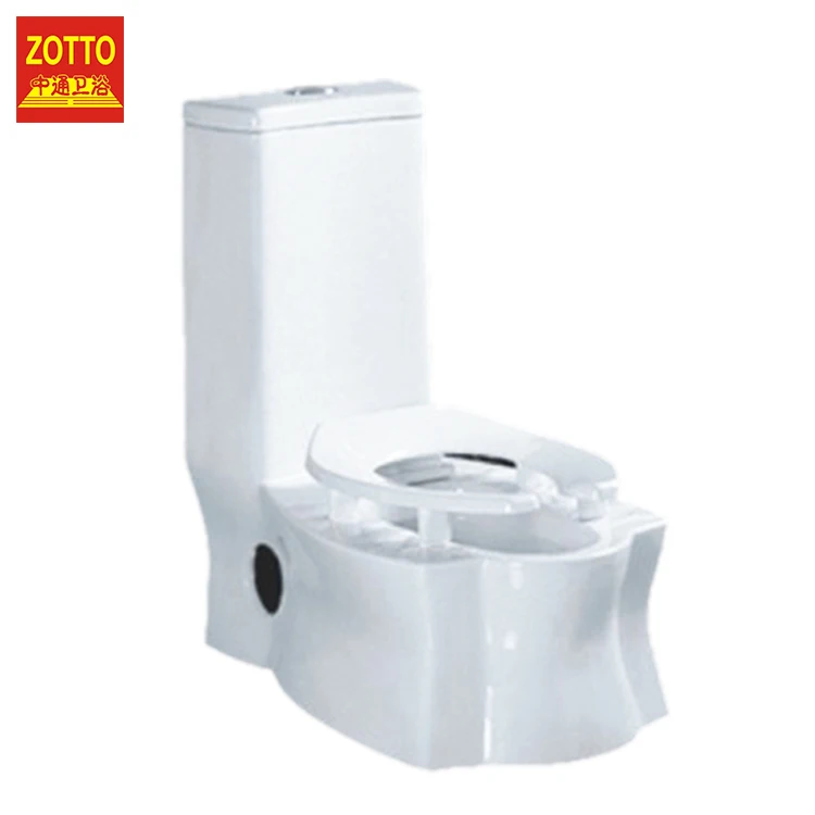 New Design Two Function Squatting Pan Toilet With Seat Cover Siphonic