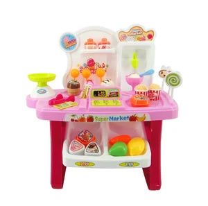 EPT Happy Pretend Kitchen Set Toys Girls Play Children Cooking Children Kids Girl Kitchen Set Toy for Fun