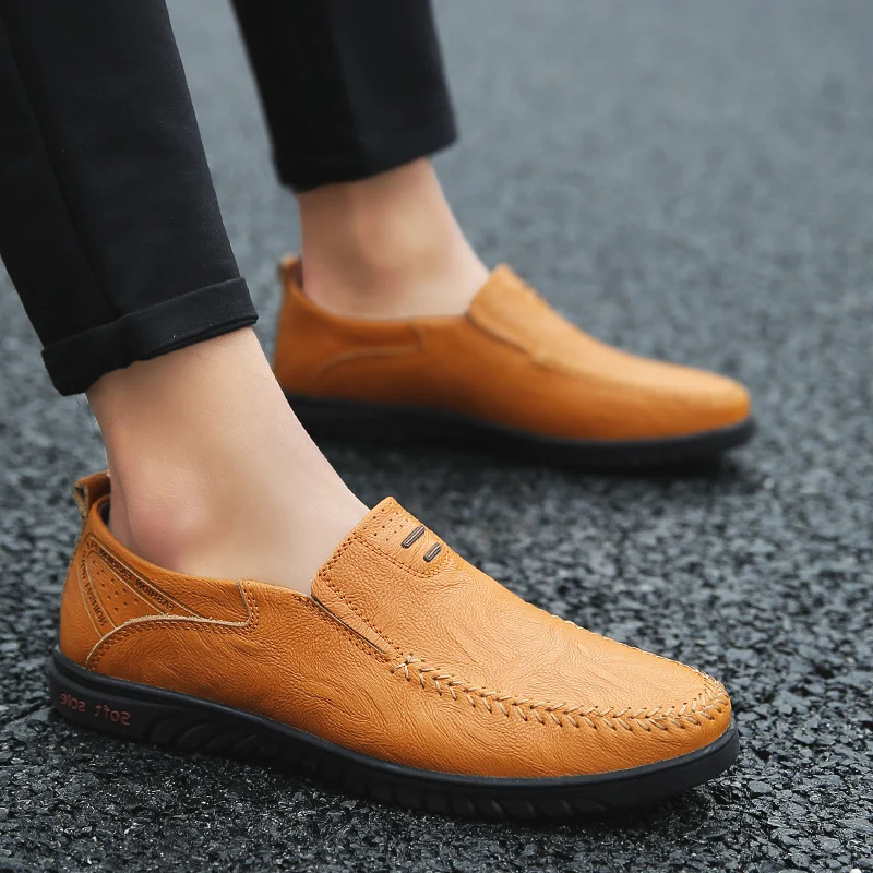 Men's Casual Lightweight Boat Shoes Low Top Slip-On Loafer walking shoes men sneakers shoes men casual