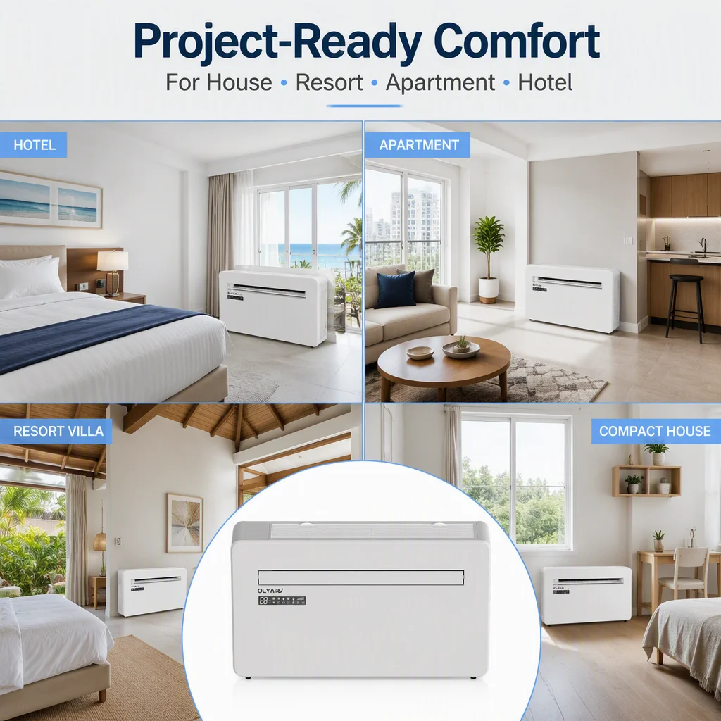 Monoblock Air Conditioner, 110V/220V, USA, R32 - detail 6