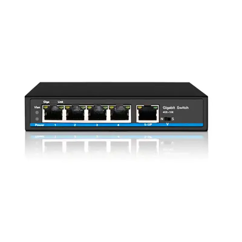 1 IN 4 OUT 10/100/1000M PoE extender 30W 60W 90W tot 250m IEEE802.3AF AT BT ondersteuning