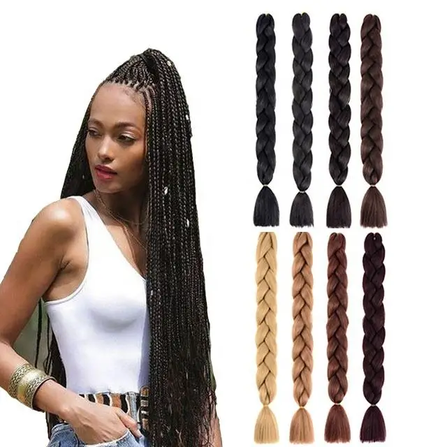Wholesale Rasta Yaki Synthetic Attachment Hair Lush Meches Tresses