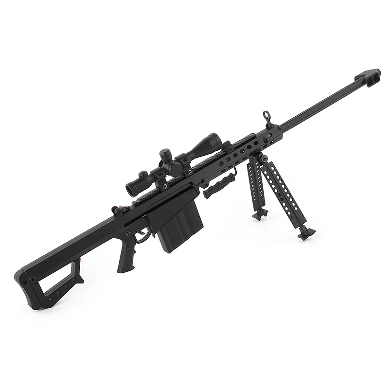 50cm Barrett Metal Toy Gun Toy Sniper Rifle Arma De Brinquedo