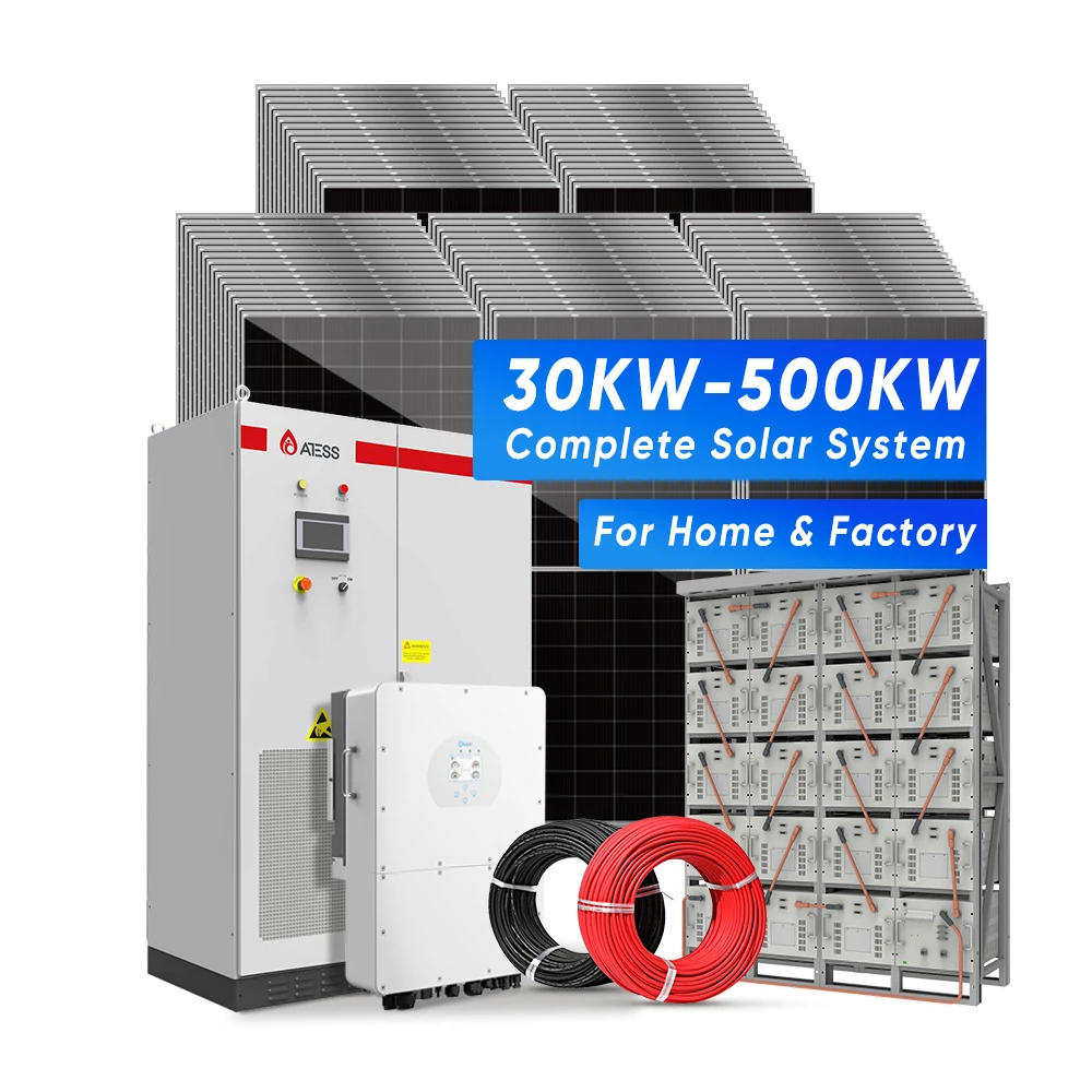 Sunevo Wholesale Price Solar Energy System 30kw 50Kw 100kw 200kw 500kw Complete on Grid Solar Power System Commercial Industrial