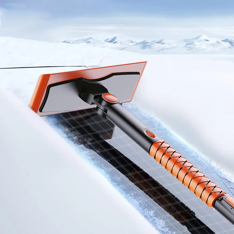 Зимняя многофункциональная мягкая щетка для снега скребок льда