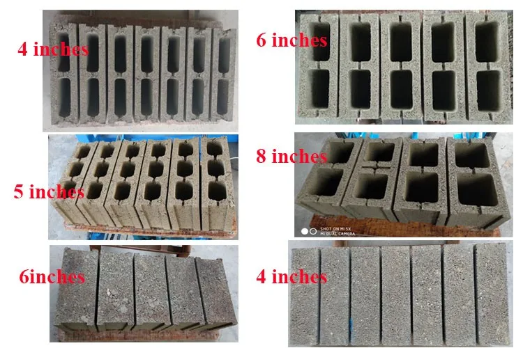 Qtj440 Hongfa Retaining Wall Block Machine Interlocking Brick Making Machine in Sri Lanka