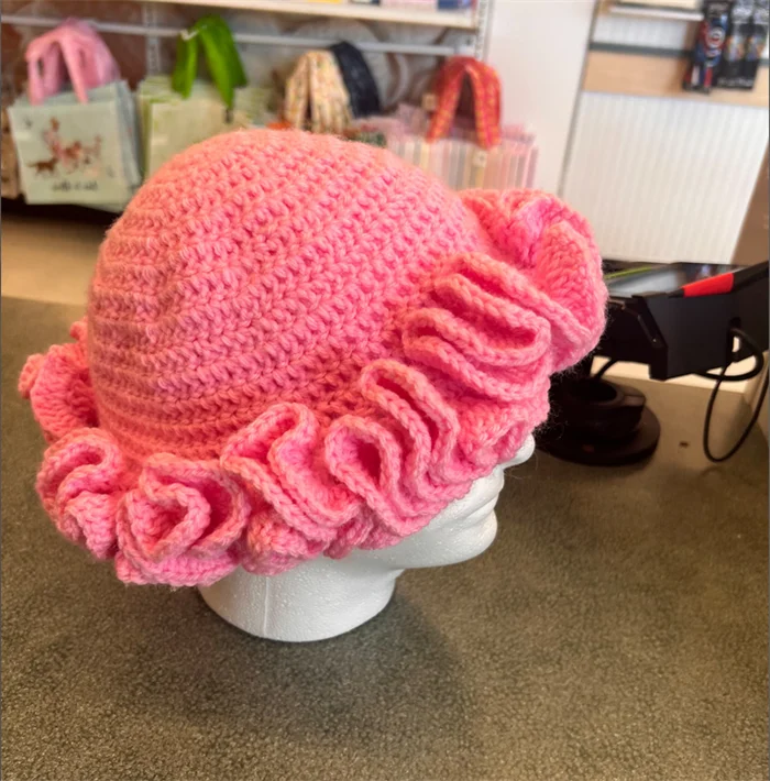 ハンドメイドニット帽 SZ444カスタムデザイン2024ハンドニットノベルティ帽子かぎ針編み