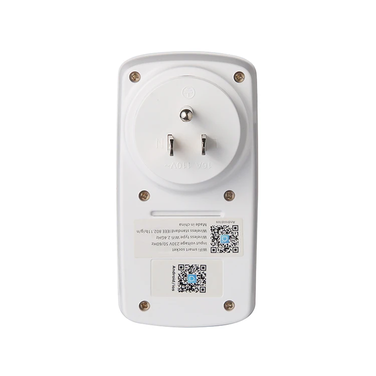 US EU UK Standard Electrical Home Wireless Smart Power App Remote Control Wifi Smart Plug Socket