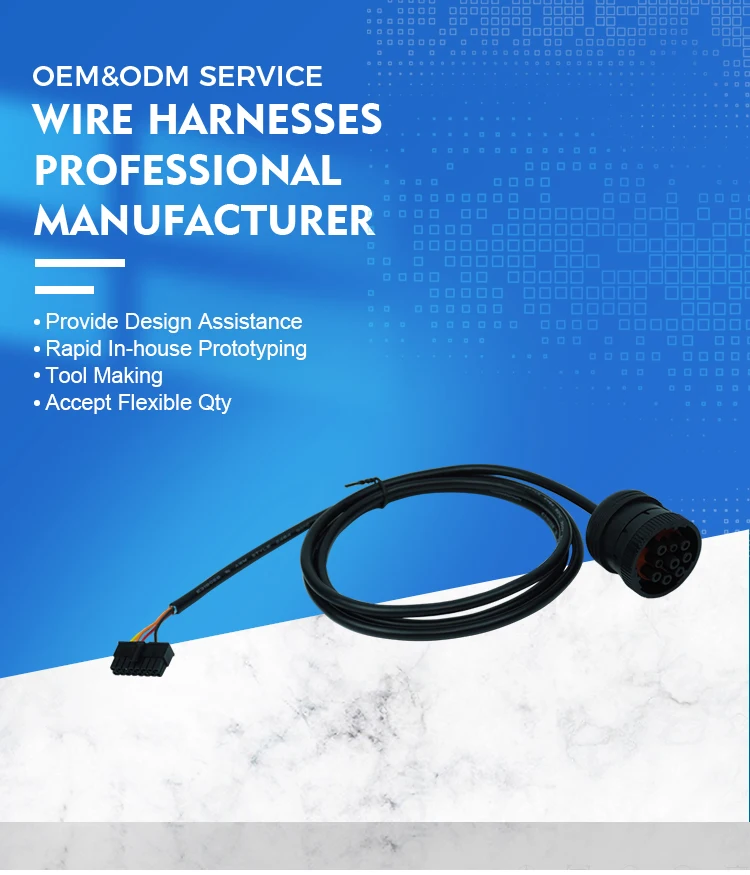product wholesale j1939s j1939 9pin diagnostic tools wire harness with housing and eld cable-3