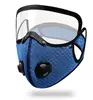 Masque de cyclisme-bleu foncé [avec lentilles]
