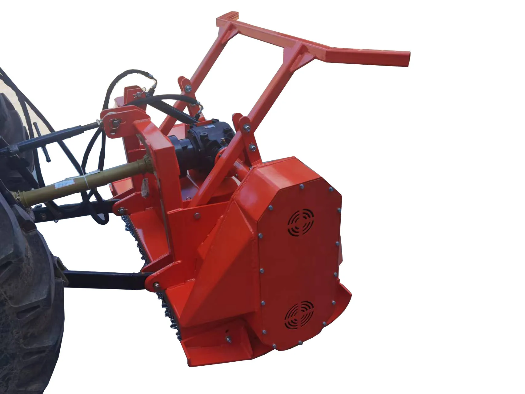 Forestry Tractor End Loader Attachment Mulcher PTO Forestry Mulcher