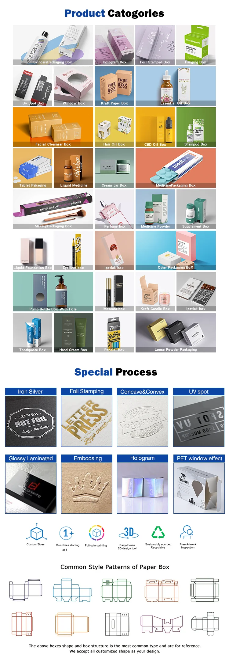 Custom Luxury Two Color Magnet Flap Gift Paper Packaging Boxes For Wig ...