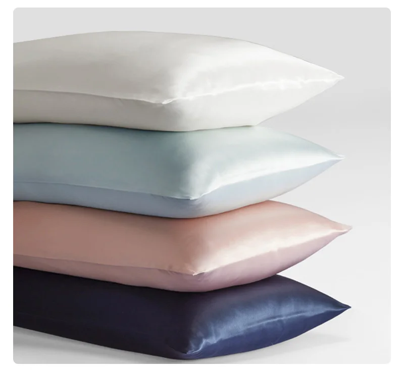 Custom Factory Price Satin Ice Silk Pillowcase Imitation Silk Pillow