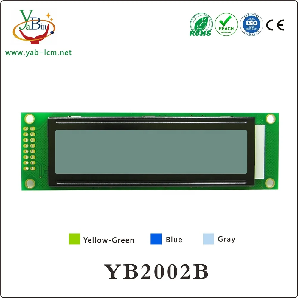 Alphanumeric 2002 Stn Character 20X2 Lcd Display