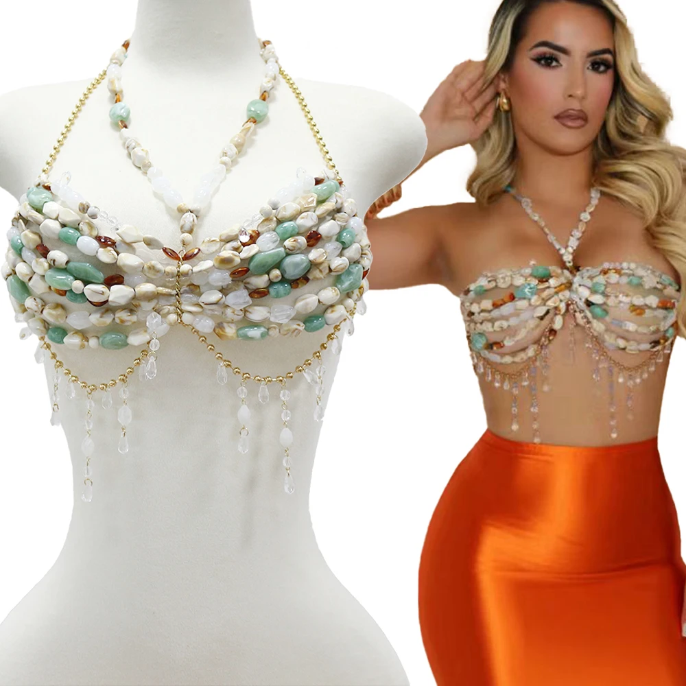 hanging beads for dress JERAVAE Dress PRA 758_SALE
