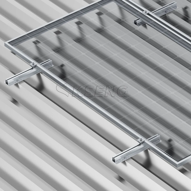 Wholesale Aluminum Profile Mounting Racking Metal Roof Solar Panel Mounting System Solar Mini Rail