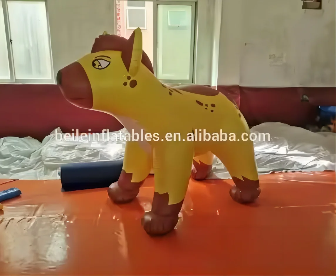 Customized PVC Inflatable Hyena Toy for Advertising for Outdoor Events