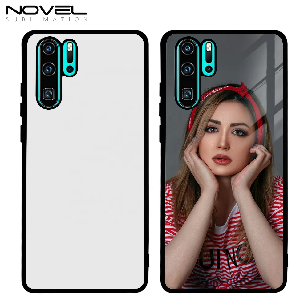 For Huawei P30 Pro Clear Glass 2D Sublimation Blank Phone Case for Huawei P  Series