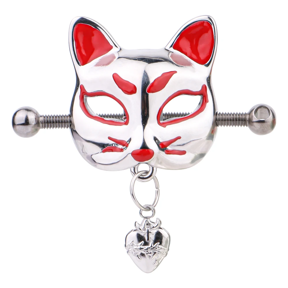 QKKQ Cute Animal Head Shaped Nipple Clamps Screw Lock Nipple Pain Toys BDSM Bondage Breast Clips Sex Toys for Women QKKQ Cute Animal Head Shaped Nipple Clamps Screw Lock Nipple Pain Toys BDSM Bondage Breast Clips Sex Toys for Women