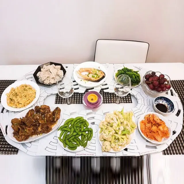 New Adjustable Lazy Susan revolution table Rotator Swivel Plate Premium Turntable for Placing Food