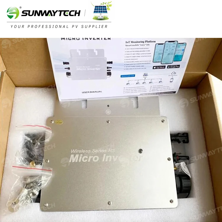 1400W 2000W on Grid Tie Smart Microinverter with 4 Mppt Module Level Monitoring