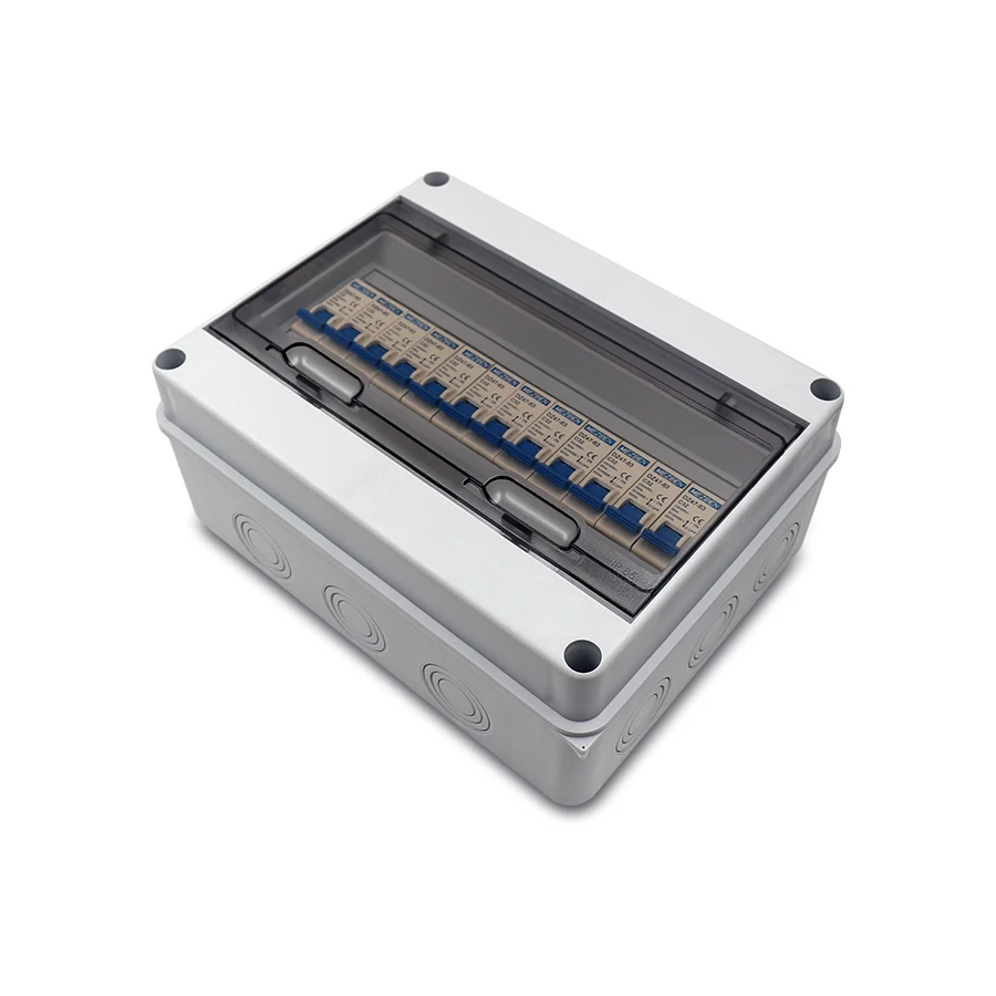 Long Warranty Durable in Use IP65 Waterproof Surface Mounted 12 Phase Miniature Circuit Breaker Distribution protection Box