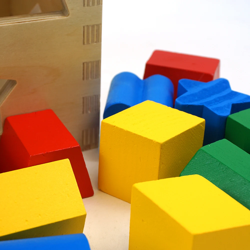 Многофункциональные обучающие игрушки для детей кубик сортировки деревянные Обучающие строительные