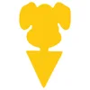 yellow Big ear dog