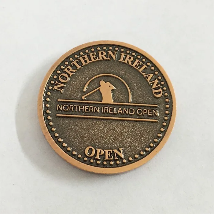 Hot Sale Old Golden  Coin Customized Challenge Coins Bulk Cheap Old Metal Coins