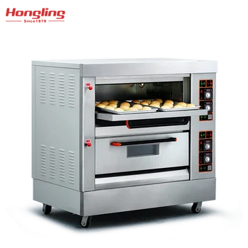 Hot Sales Bakery Equipment Industrial Gas 2 Deck Bakery Oven Price