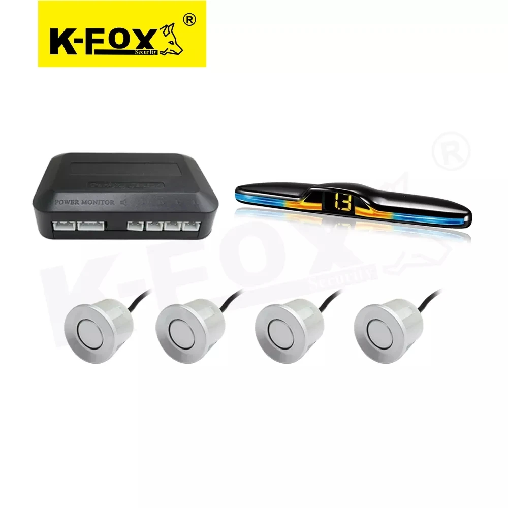 6 Sensors Reverse Warning Systems Front Back Parking Assistant Car Reverse Aid Car Parking Sensor System